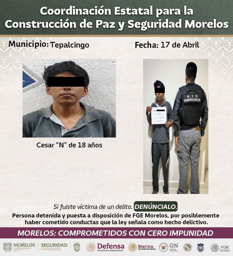 Un total de 28 generadores de  violencia quedaron capturados