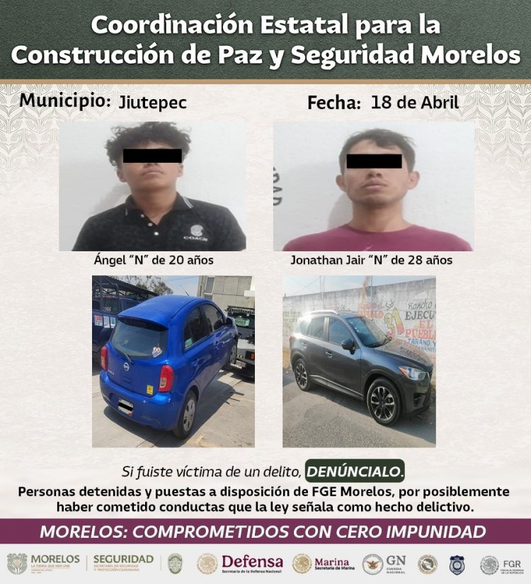 Un total de 28 generadores de  violencia quedaron capturados