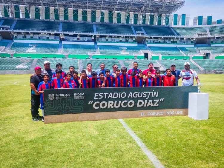 Mucho éxito en primer torneo de  academias de futbol del Atlante