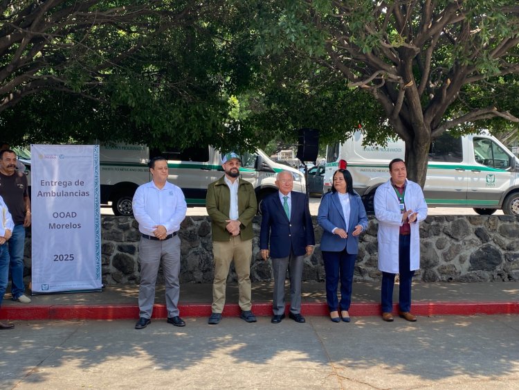 Se hizo reconocimiento a la  labor de IMSS en Morelos