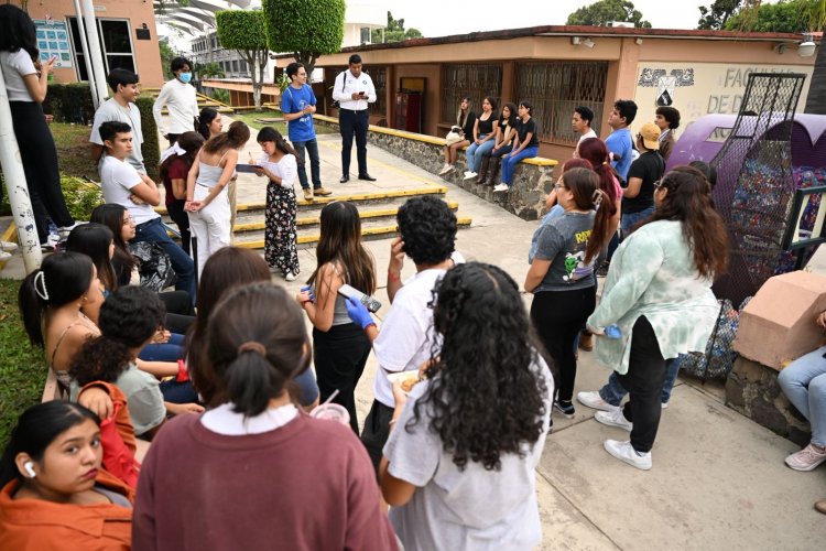 Unidades académicas universitarias  participan en Tequio a favor de la paz