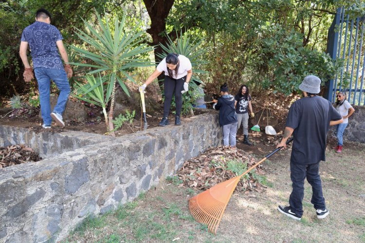 Unidades académicas universitarias  participan en Tequio a favor de la paz