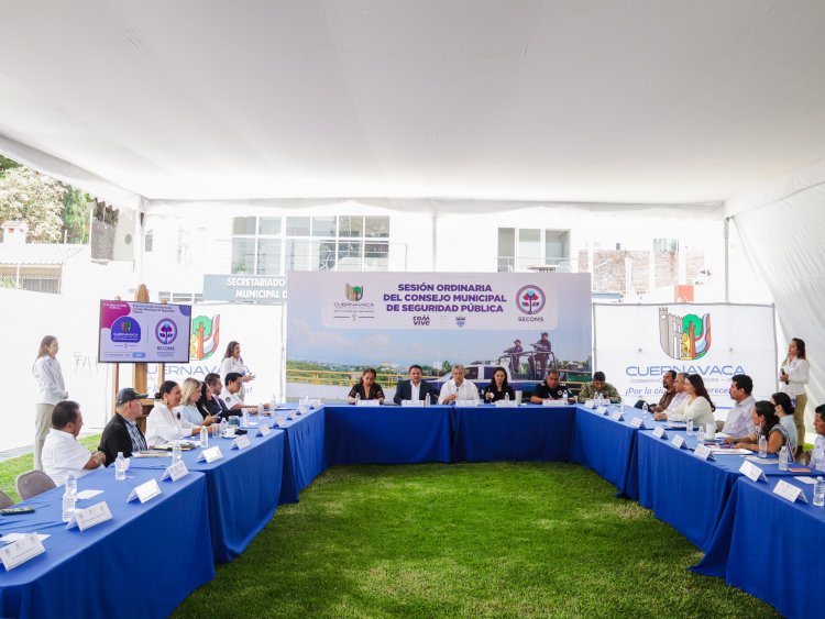 Ante reto de la delincuencia, refuerzan consejo de seguridad en Cuernavaca