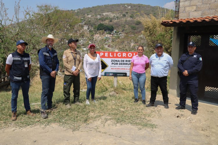 Trabaja Jiutepec en prevención de contingencias en colonias de riesgo