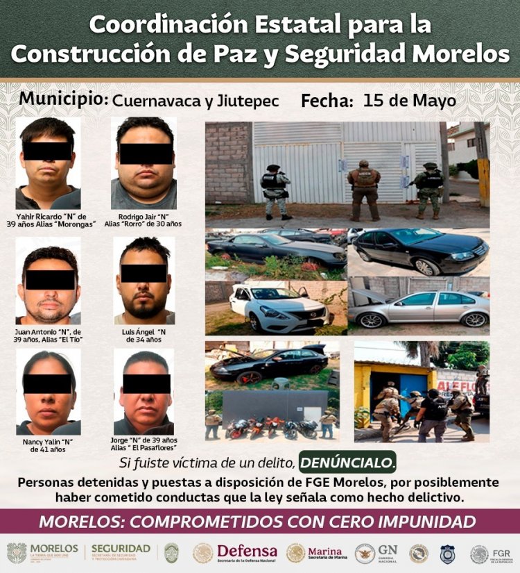 Las 7 regiones del estado han sido  testigas de triunfos sobre el crimen