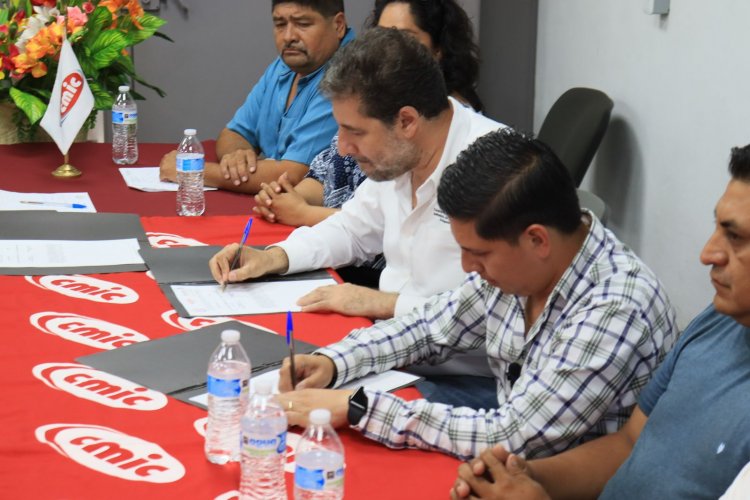 Jojutla firmó convenio de colaboración  con la Cámara de la Construcción Morelos