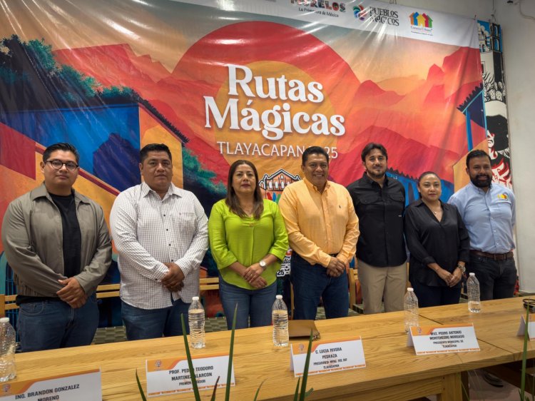 Se iniciaron las rutas mágicas de  color en municipio de Tlayacapan