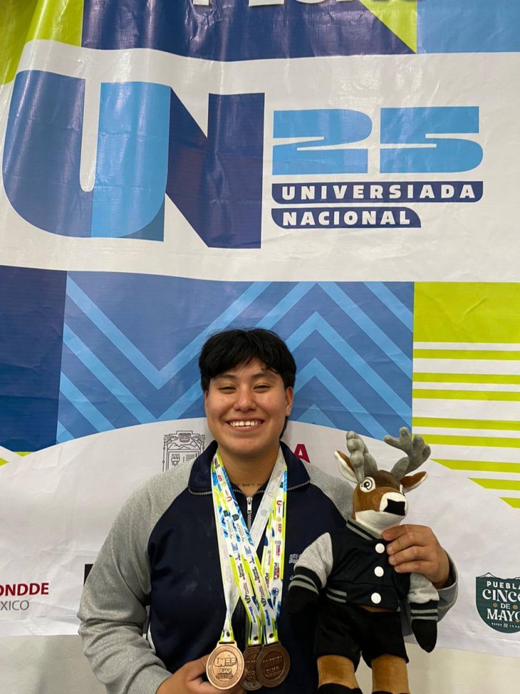 Creció cosecha de medallas  de la UAEM en la Universiada