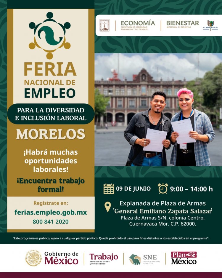 Este lunes invitan a  la Feria del Empleo