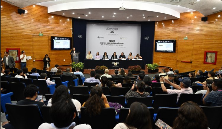 Analizan derechos políticos de  los morelenses en el exterior