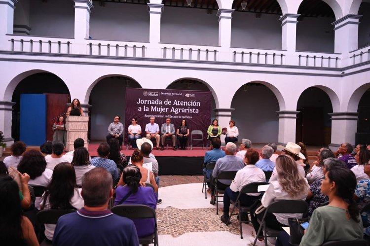 Morelos reconoce a mujeres agraristas