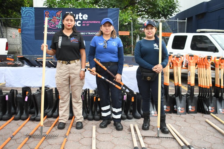 Fortalece Jiutepec acciones  de frente a las contingencias