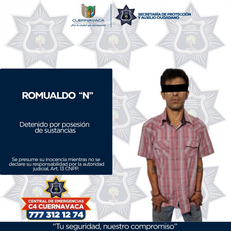 Por diverso tipo de crímenes, varios  quedaron detenidos en Cuernavaca