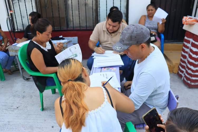 En Jojutla, familias de la Constitución  del 57 reciben despensas a bajo costo