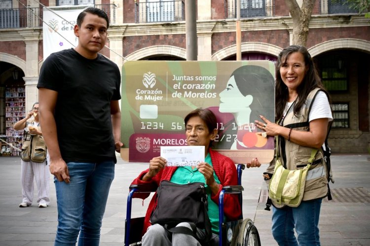 Más de 2 mil beneficiarias cuentan  ya con "Tarjeta Corazón de Mujer"