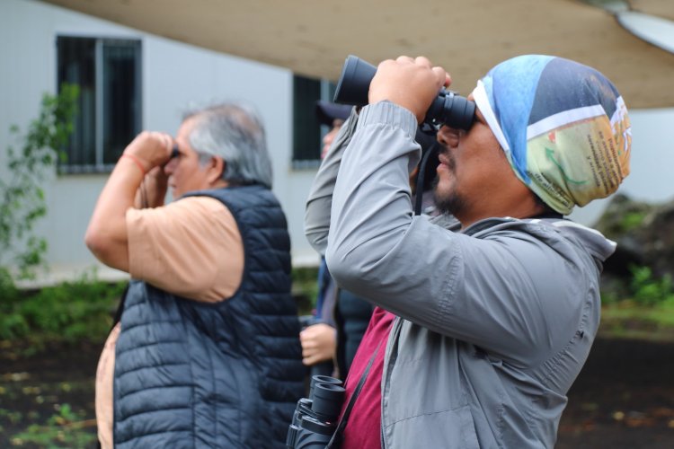 Fomenta el CIB la conservación con recorrido para observación de aves