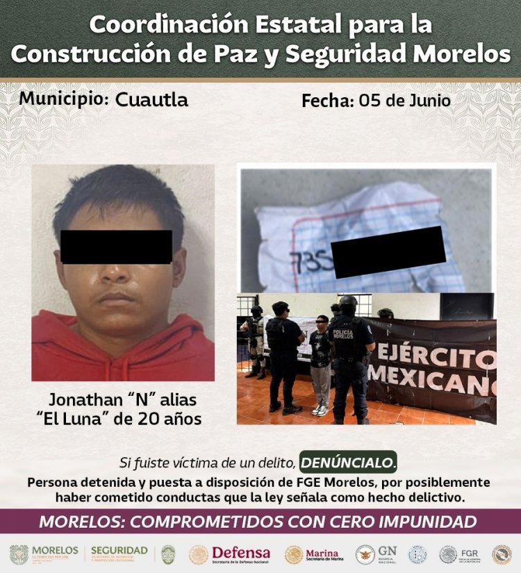 En operativos mixtos, hubo  relevantes golpes al crimen