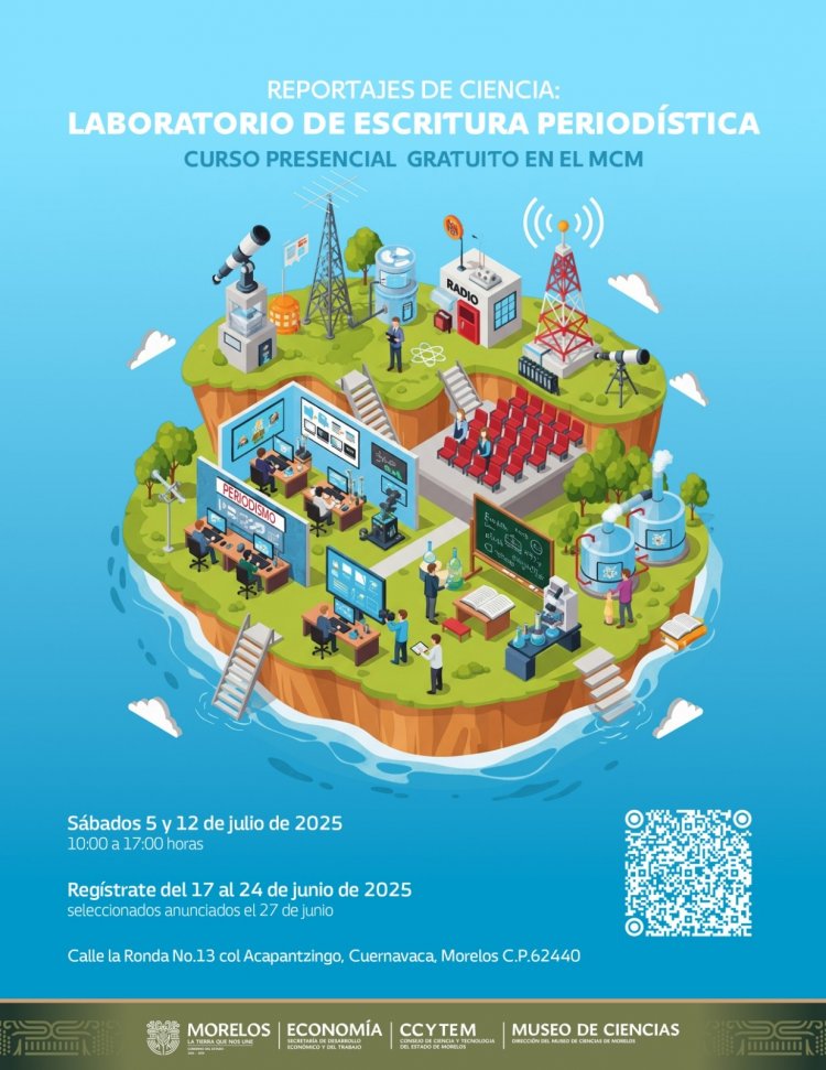 Lanza gobierno convocatoria para  enseñanza de periodismo científico