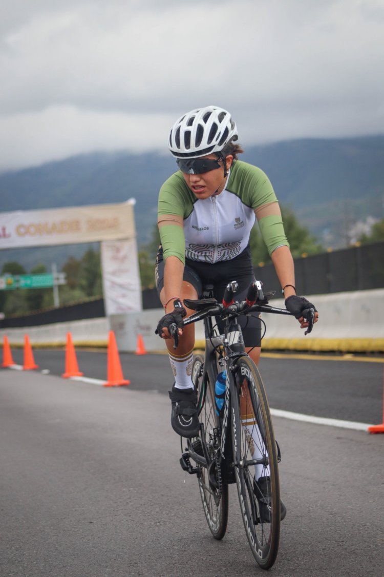 Participan dos mujeres morelenses  en ciclismo contrarreloj en Tlaxcala