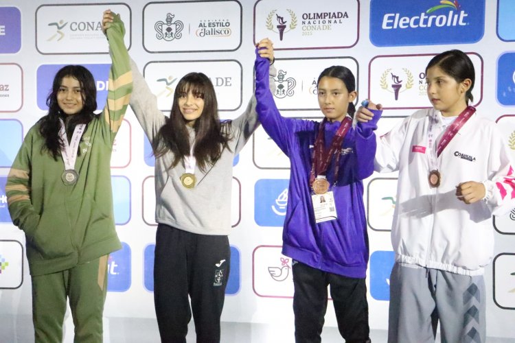 Gana una morelense plata  en taekwondo en Olimpiada