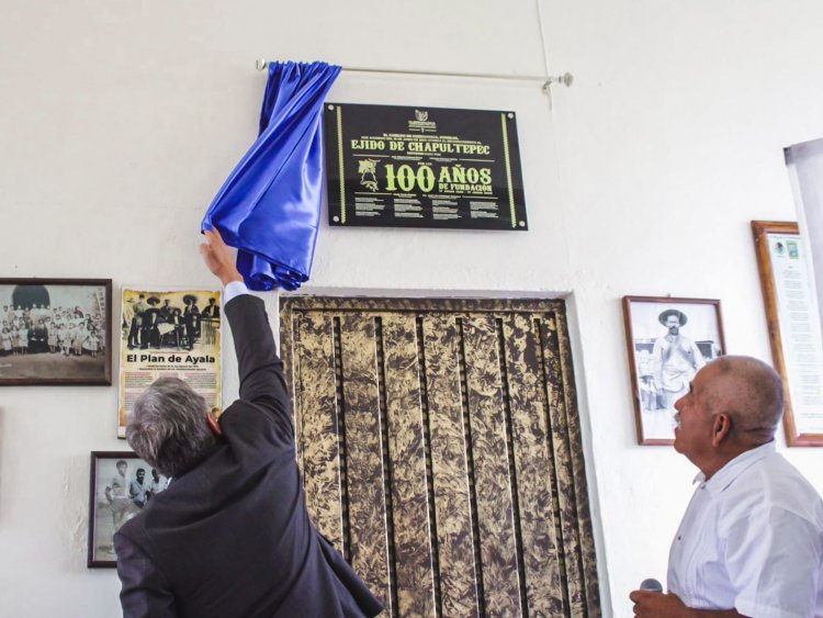 Reconoce legado histórico del Ejido de Chapultepec Urióstegui Salgado