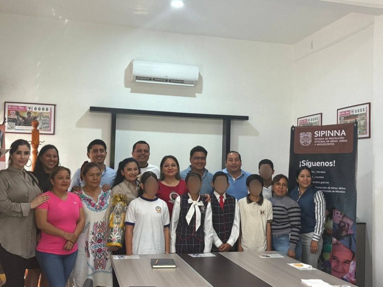 Reconocen labor del municipio de  Ayala en protección de menores