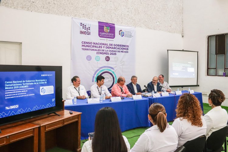 Cuernavaca, 1er municipio local que se suma al Censo del Inegi