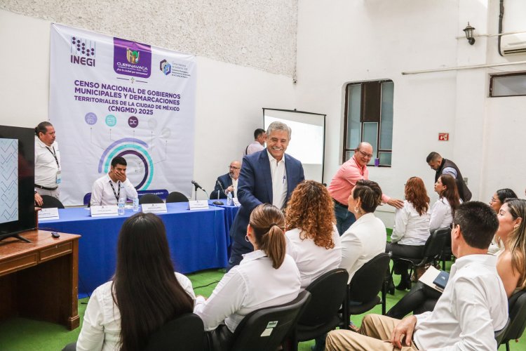 Cuernavaca, 1er municipio local que se suma al Censo del Inegi