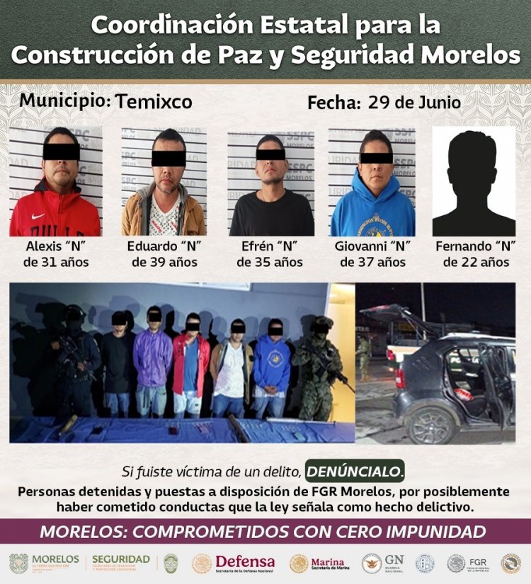 Más de 30 peligrosos culpables de  violencia pudieron ser aprehendidos