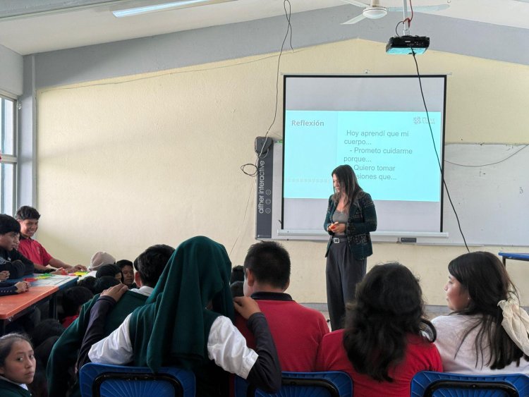 Se promueve la educación sexual entre  más de 60 estudiantes de Tlalnepantla