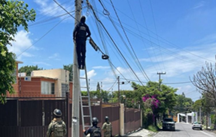 Golpe a grupos delictivos con  desinstalación de 93 cámaras