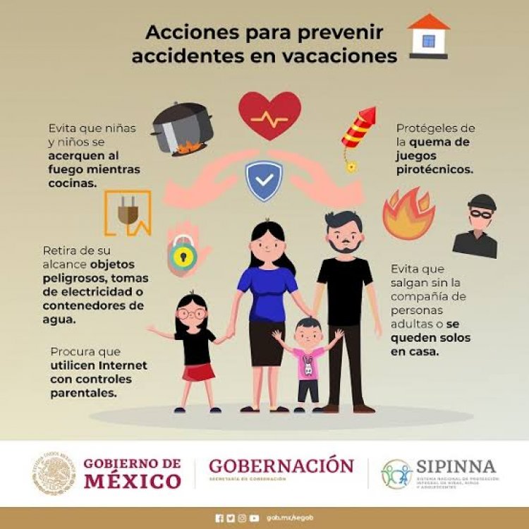 Piden evitar accidentes con los menores en vacaciones