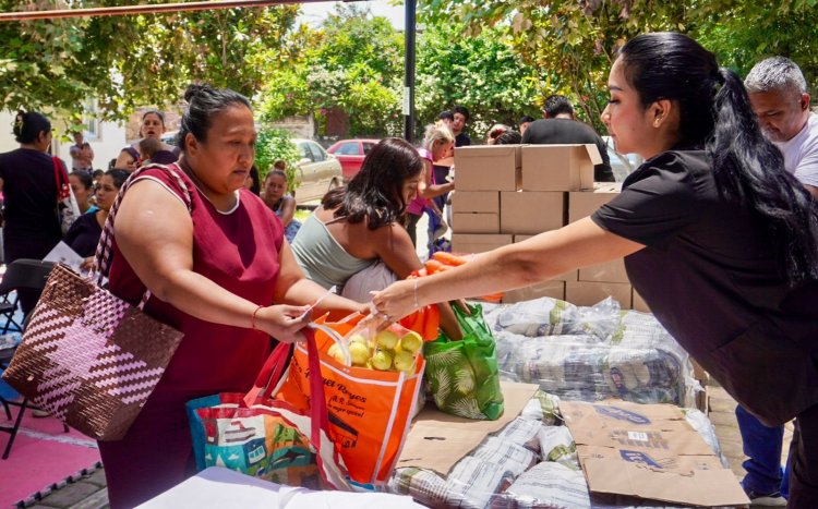 Entregó DIF Jiutepec más de  100 canastas alimentarias