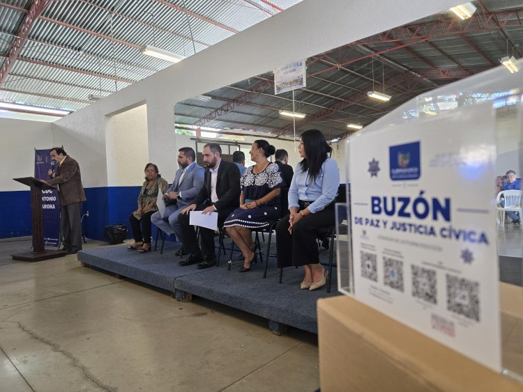 Inauguraron Buzón de Paz y Justicia cívica en la capital