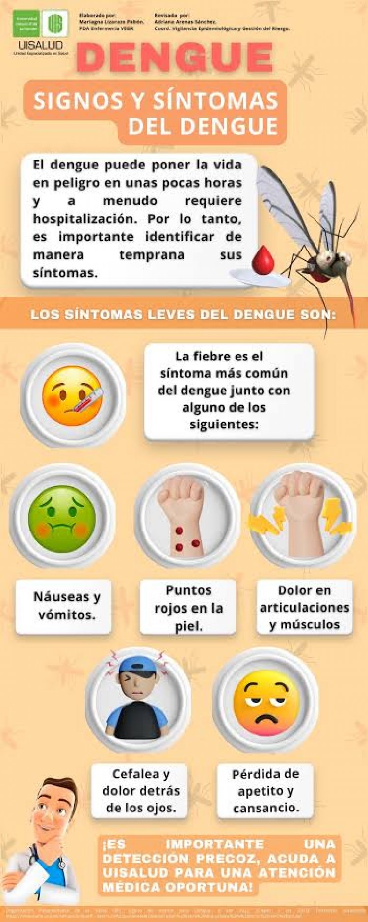 Dañino, automedicarse  con síntomas de dengue