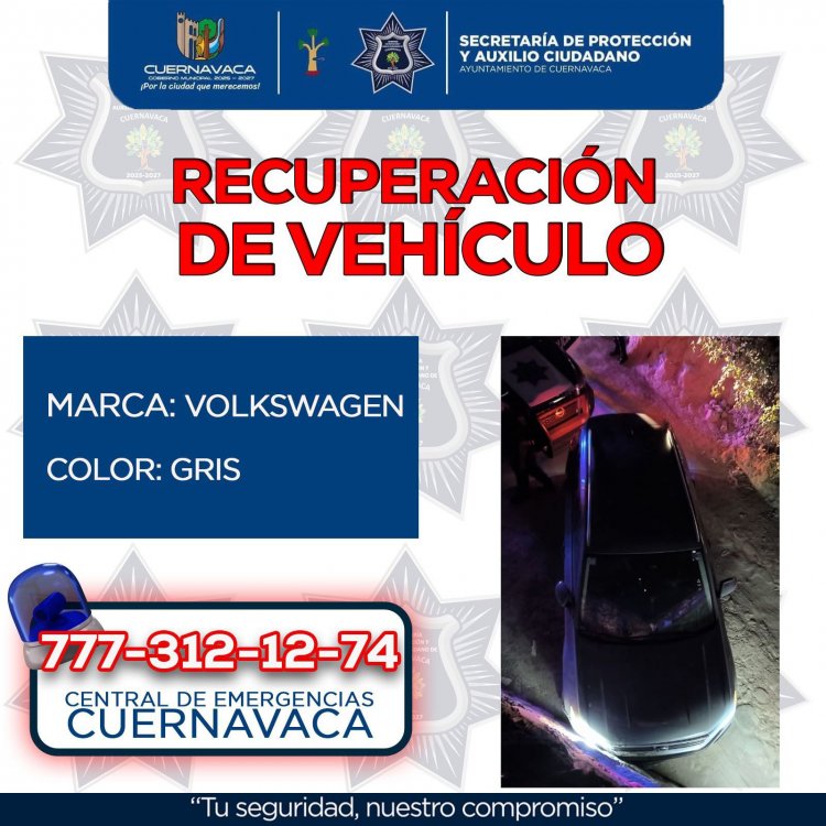 Importantes golpes contra crimen  en Cuernavaca en última semana