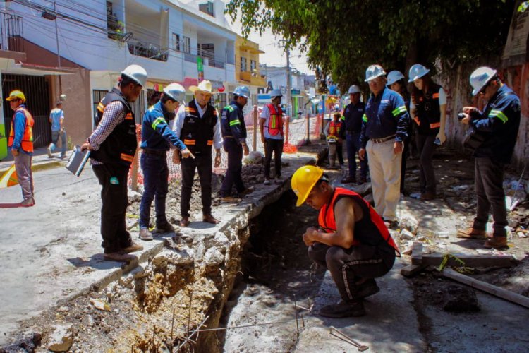 Se refuerza un muro de contención en  Cuernavaca por seguridad de familias