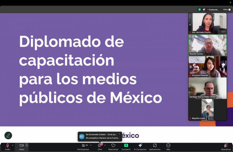 Integra Radio UAEM mesa directiva de la RED México