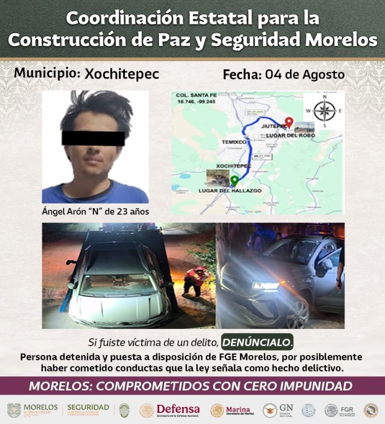 Se ha logrado capturar a integrantes de  grupos criminales de diversas regiones