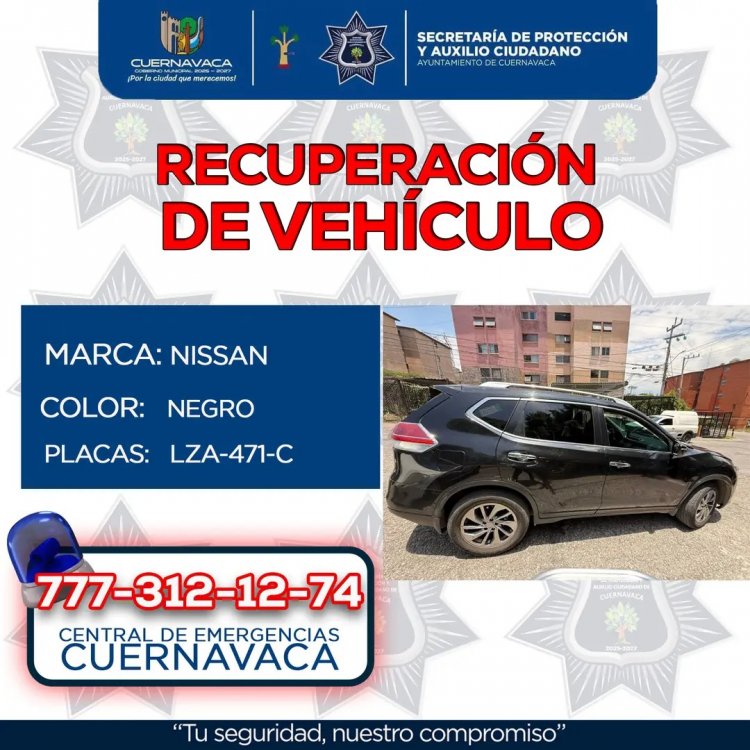 Sexagenario, detenido con lujosa  Xtrail con su numeración alterada