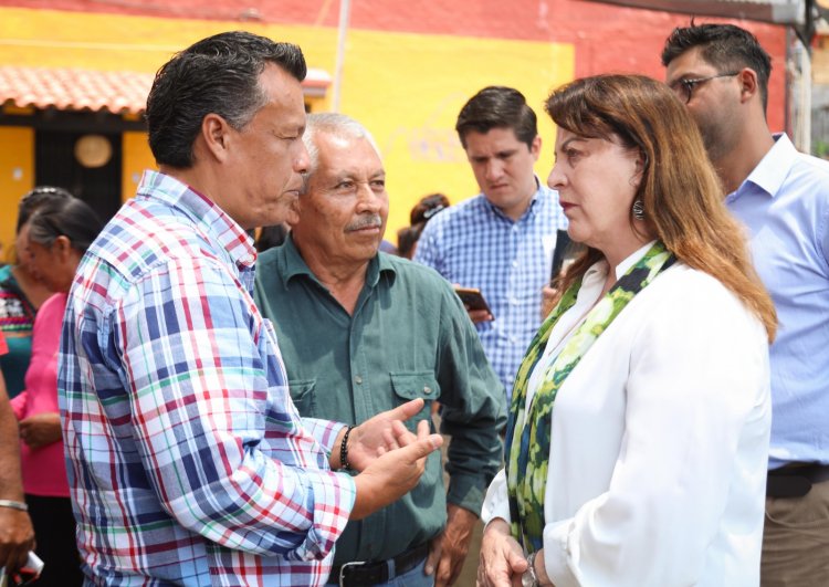 Acudió la gobernadora a Talayacapan  para atender las necesidades sociales