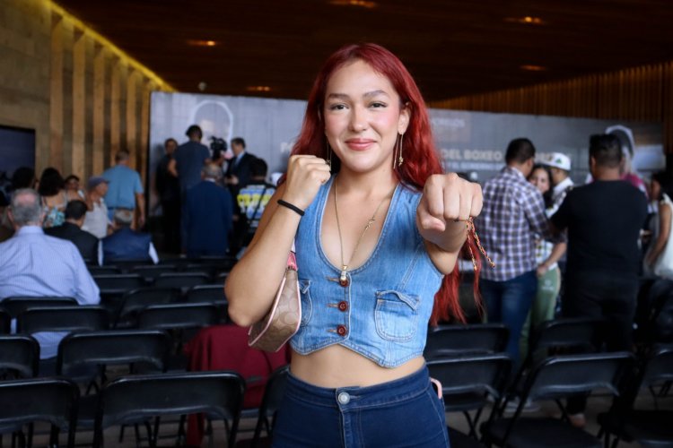 Destaca Tania Perches el desarrollo del boxeo aquí