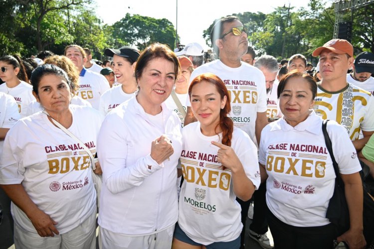Destaca Tania Perches el desarrollo del boxeo aquí