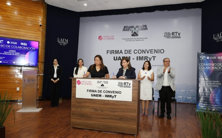 Convenio de UAEM e IMRyT por  la comunicación y el desarrollo