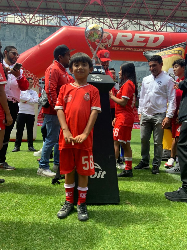 Academia filial Red Diablos Morelos destaca  en el torneo Inter Redes del Club Toluca F.C.