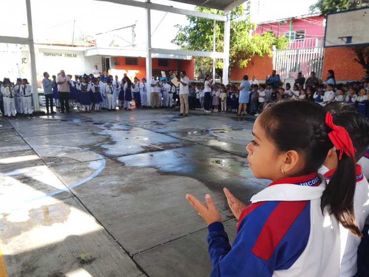Alcalde de Jojutla encabezó ceremonia de inicio de clases