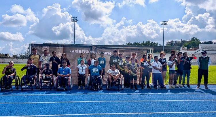 Se realizó fase estatal de paratletismo  ante la Paralimpiada Nacional de 2025