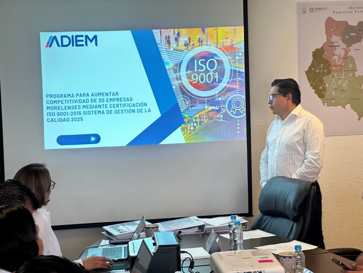 Se impulsa competitividad con  la certificación ISO 9001:2015