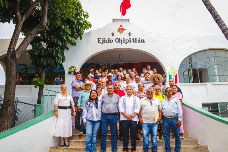 Gobierno de JL Urióstegui celebró  el centenario del ejido de Chipitlán