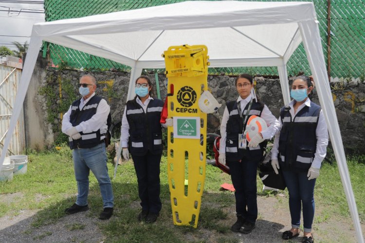 En simulacro, se fortalece la cultura de la prevención
